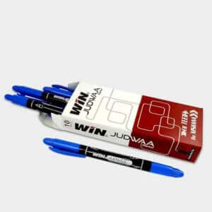 WIN Judwaa Dual Tip CD/DVD/OHP Marker | 10 Blue Ink Markers | Both Side Bold &amp; Fiine Tip | Smoth Writing | Suitable for Different Surface | Ideal for School, Office &amp; Business Stationery