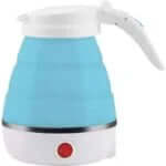 Travel Electric Portable Foldable 600ML Kettle Collapsible Silicon 220V 50Hz for Tea Coffee Hot Water (MultiColor)