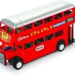 Shinsei Dx Double Decker Bus Toy for Kid, Red