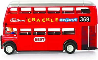 Shinsei Dx Double Decker Bus Toy for Kid, Red