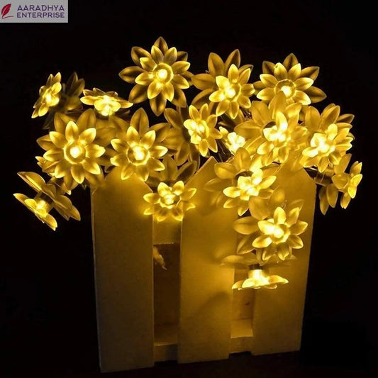 16 Led Lotus Flower Decoration Lights, 3 Meters -  Store_name 