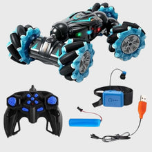 1:12 RC Stunt Car, 2.4GHz 4WD Remote Control Gesture Sensor Toy Cars, Double Sided Rotating Off Road Vehicle 360° Flips with Lights Music, for Boys & Girls Birthday