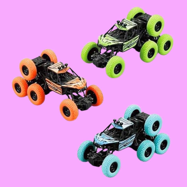 8 Wheeler Rock Crawler RC 8 Wheel Car Monster Truck Car 1:18 Scale Toys for 3+ Years Old Kids Boys (Multi-Color) (8 Wheeler Car)