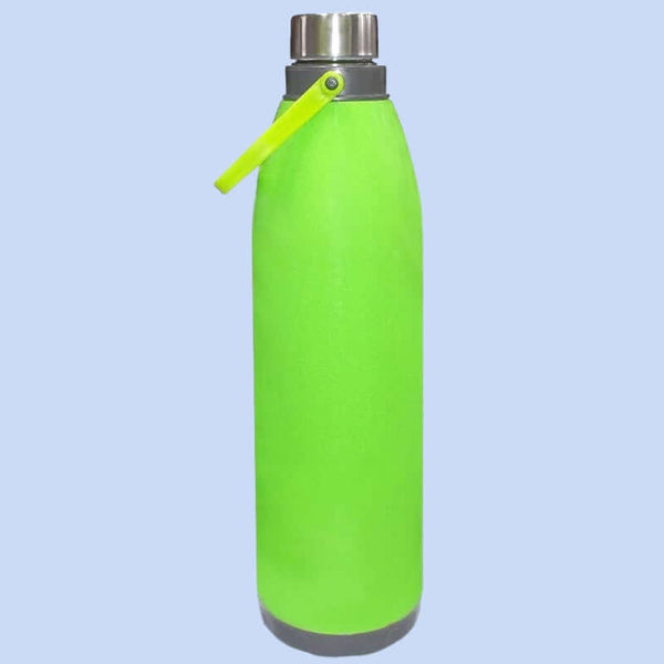 Cool N Cool 1700ML Double Walled Insulated Water Bottle with Handle Unbreakable Design 1.7 Liter 100% Food Grade BPA Free for Travel Office Sports Picnic School Etc (Green)