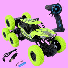 8 Wheeler Rock Crawler RC 8 Wheel Car Monster Truck Car 1:18 Scale Toys for 3+ Years Old Kids Boys (Multi-Color) (8 Wheeler Car)