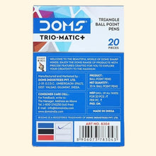 Doms Trio-Matic + Ball Point Pens (Blue,Pack of 20 x 3 Set) best ball Pen ever