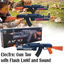 Assault Rifle Toy Gun - Electric Gun Toy with Flash Light and Sound, B/O Toy Gun for Kids with Music, Lights and Laser Light for Kids, Light and Sound Gun Toy for 3+ Years Old Kids