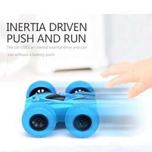 360° Rotating Stunt Car, Double-Sided F1 3D Tumbling Fun Toy, Inertia Safety, Crash-Resistant, Pull Back, Anti-Fall car 1 pc