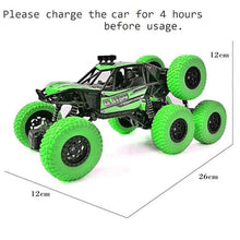 8 Wheeler Rock Crawler RC 8 Wheel Car Monster Truck Car 1:18 Scale Toys for 3+ Years Old Kids Boys (Multi-Color) (8 Wheeler Car)