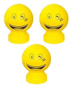 Smiley Shape Piggy Bank Money Saving Coin Holder Toy for Kids Learning Return Gift for Kids Birthday Party (Set of 3 Pcs)