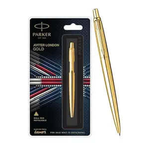 Parker Jotter Gold Ball Pen| Ink Color : Blue