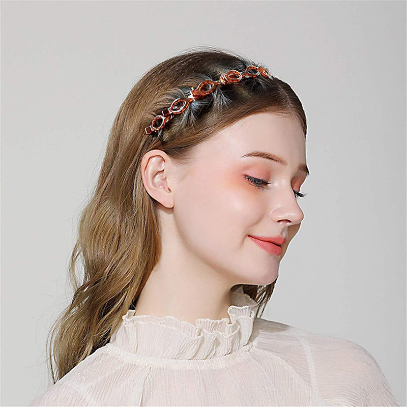 Twist Hairband 4 Piece, Trunk Plastic Hair Band -  Store_name 