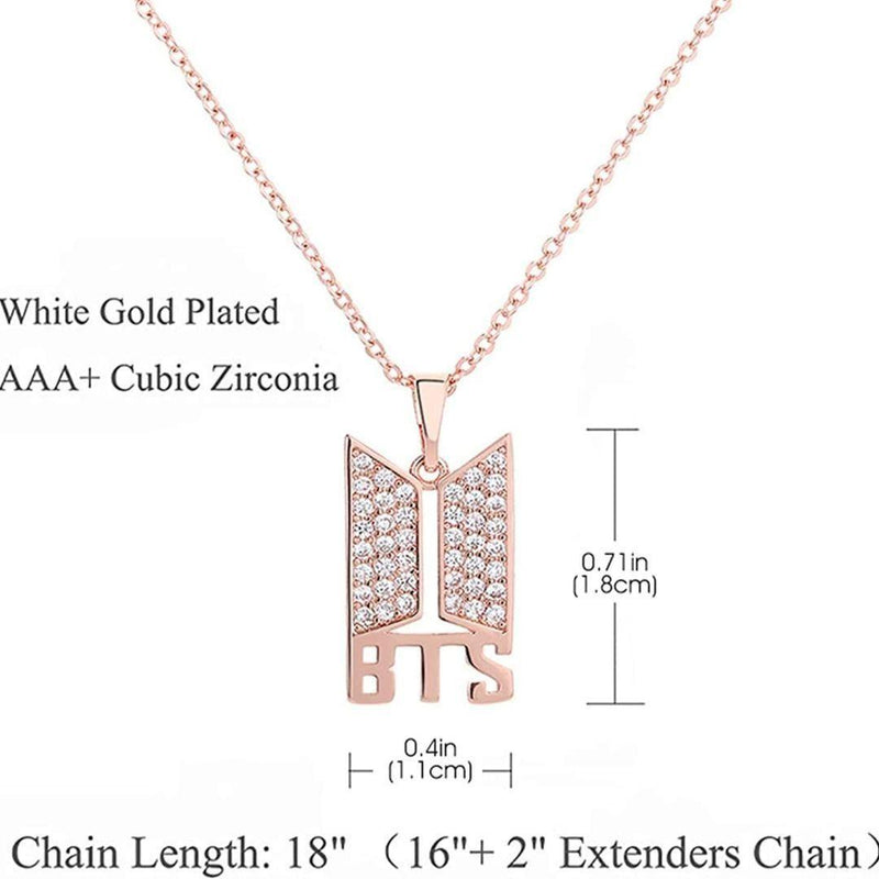 AVR JEWELS Korean BTS Army Necklace For women and girls -  Store_name 