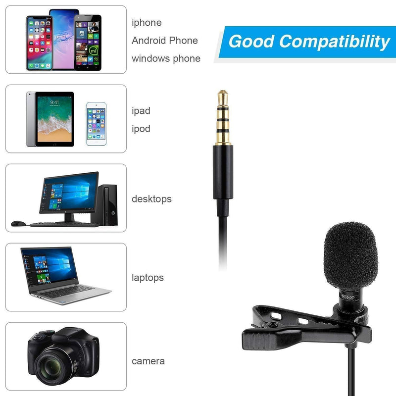 Dynamic Lapel Collar USB Omnidirectional Mic -  Store_name 