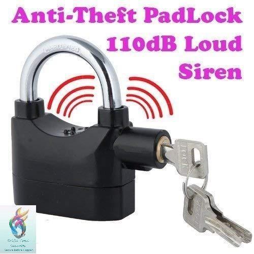 Motion Sensor Security Padlock Siren Alarm Lock -  Store_name 