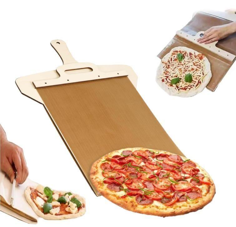 Wooden Pizza Paddle with Smooth Handle for Transfer The Pizza Crust -  Store_name 