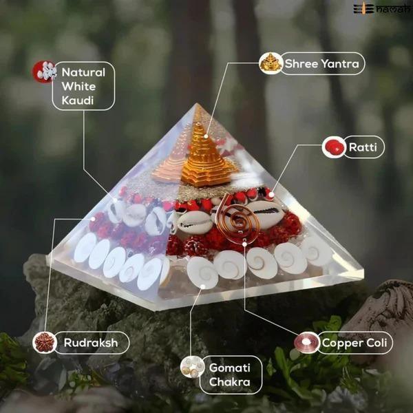 Crystal Wealth Gomati Chakra Shree Yantra Pyramid -  Store_name 