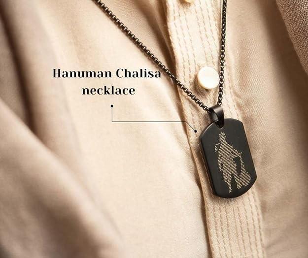 Hanuman Chalisa Pendant With Chain -  Store_name 