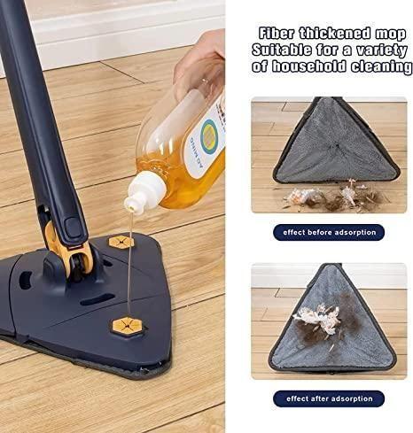 Blue Squeezing Triangle Cleaning Mop -  Store_name 