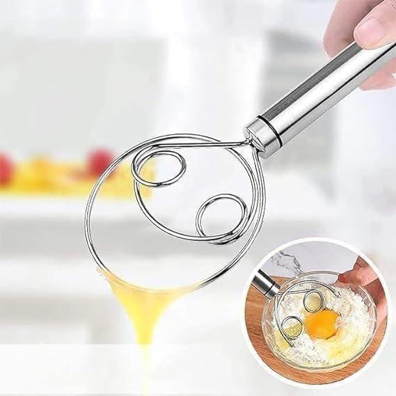 Dishwasher Safe Danish Dough Whisk, Stainless Steel Bread Whisk, Bread Mixer Making Tools -  Store_name 