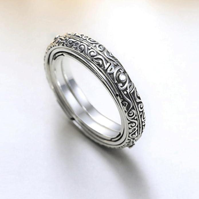 Astronomical Ball Ring Cosmic Finger Ring Couple Jewelry Silver Plated -  Store_name 