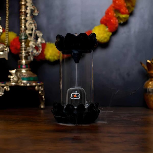 Shiva Linga Cylinder Glass -  Store_name 