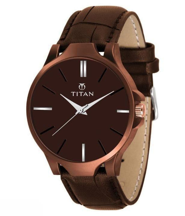 Men's Analog Leather Watch -  Store_name 