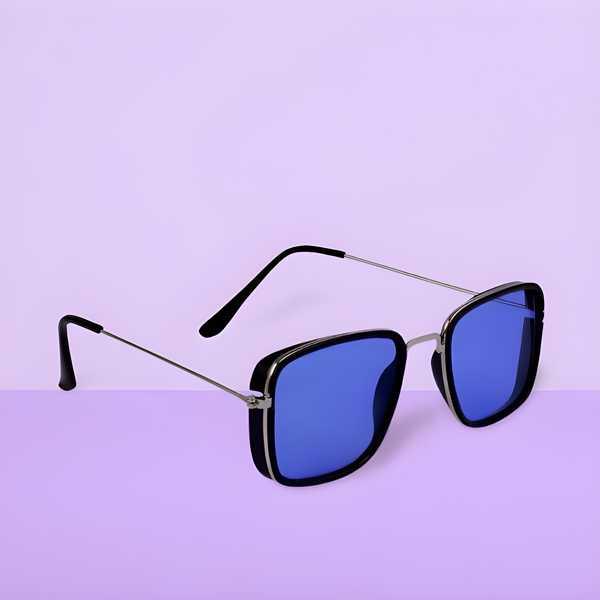 Unisex Free Size Retro Square Sunglasses -  Store_name 