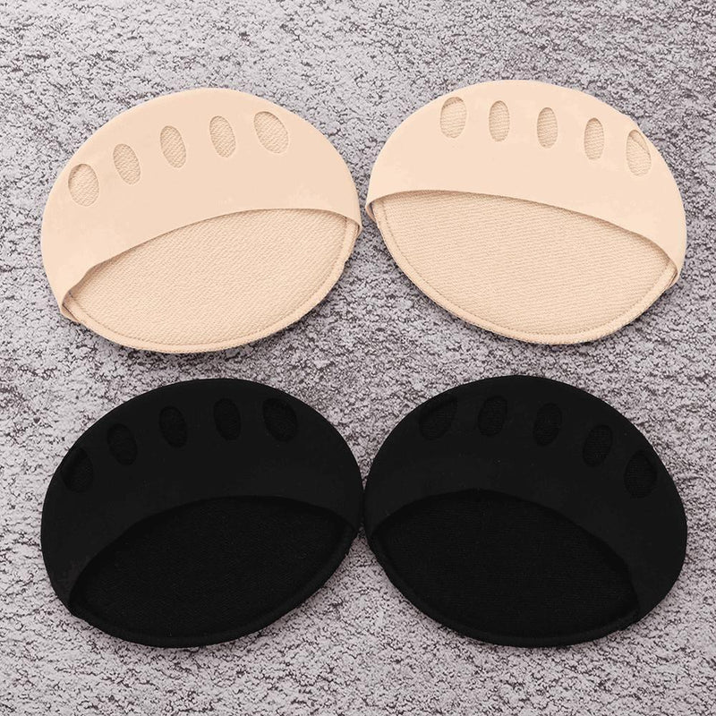 Invisible Fashion Women Ruffle Wave Girls Toe Pad Inserts Forefoot Pads Half Insoles Five Toes Socks -  Store_name 