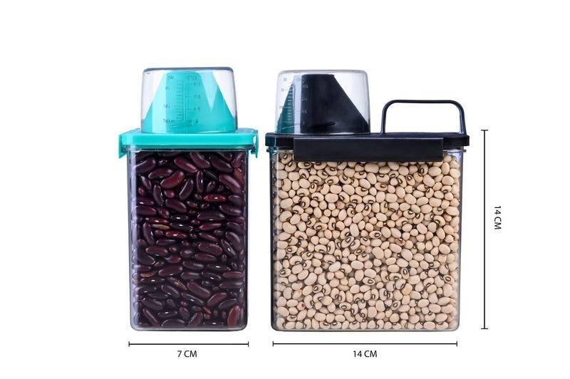 Scale Cap Kitchen Storage Container 1100 ml (Pack of 4) -  Store_name 