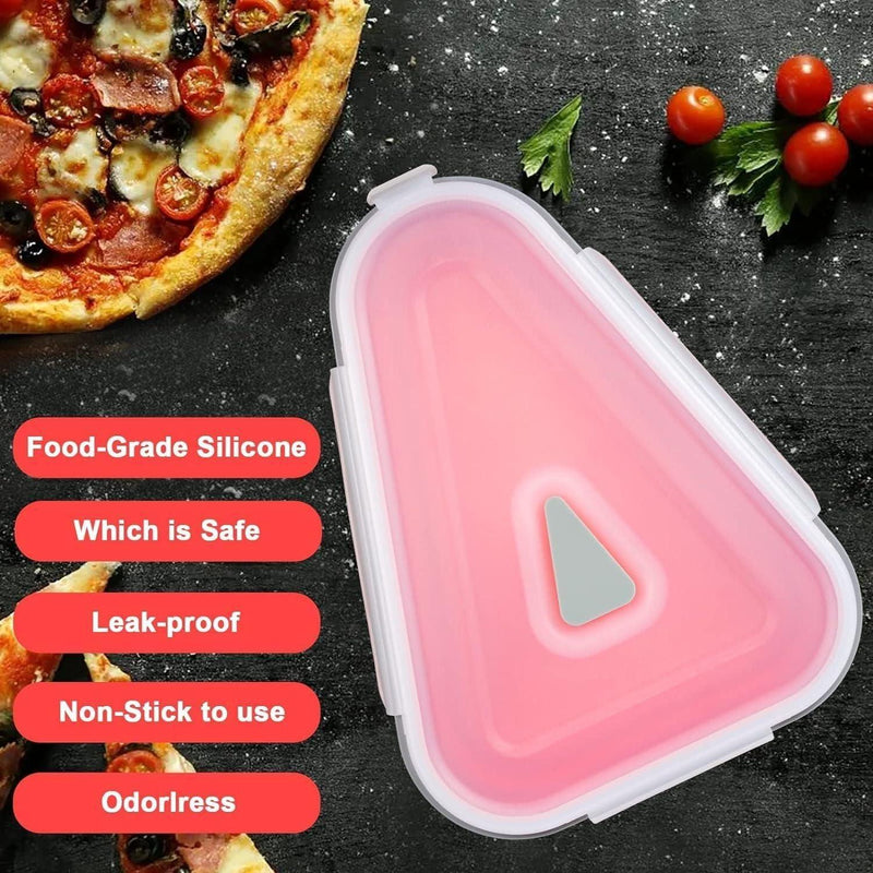 Pizza Slice Storage Container with 5 Serving Trays -  Store_name 