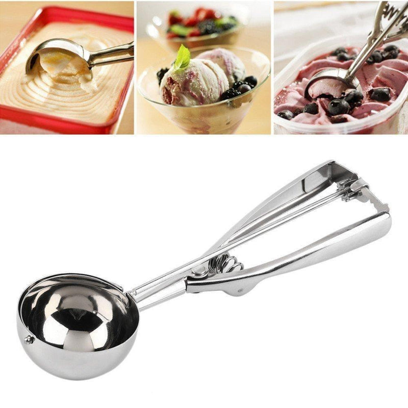 Ice Cream Serving Spoon Scooper with Trigger Release -  Store_name 