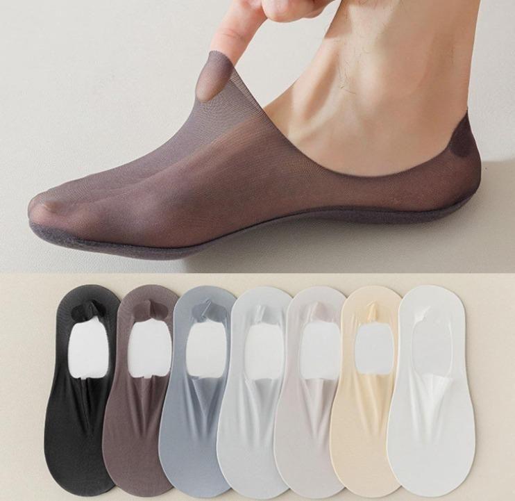 Silicone Non-slip Invisible No Show Socks(Pack Of 2) -  Store_name 