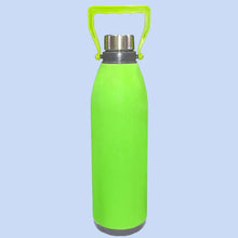 Cool N Cool 1700ML Double Walled Insulated Water Bottle with Handle Unbreakable Design 1.7 Liter 100% Food Grade BPA Free for Travel Office Sports Picnic School Etc (Green)