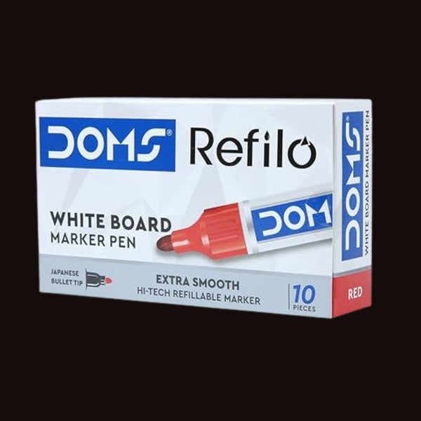 Doms Refilo Non-Toxic Hi-Tech Refillable White Board Pen