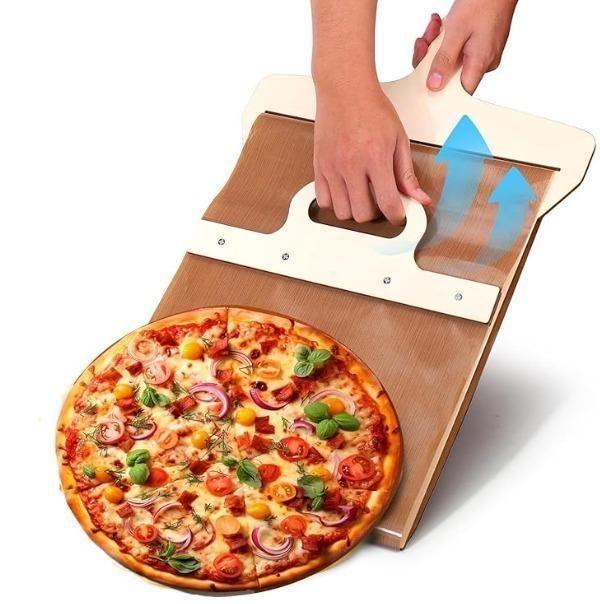 Wooden Pizza Paddle with Smooth Handle for Transfer The Pizza Crust -  Store_name 