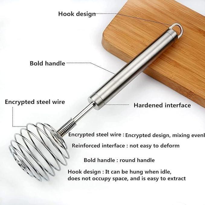 Steel Wire Egg Whisk Hand Egg Mixer -  Store_name 