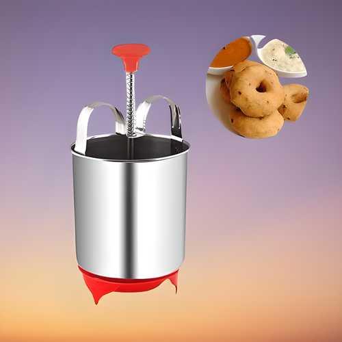 Stainless Steel Medu Vada Maker With Stand -  Store_name 