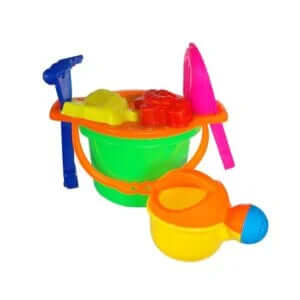 Sand Castle Building Making Kit Beach Toys 6 Piece Set Activity for Kids Fun Time Play Develops Child Creative Thinking &amp; Imagination Hand Eye Coordination