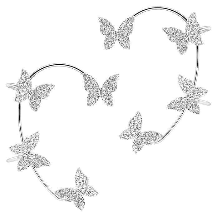 Stylish Butterfly Ear Crawler Cuff Earrings For Women And Girls -  Store_name 