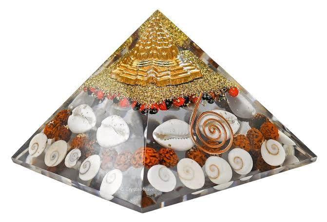 Crystal Wealth Gomati Chakra Shree Yantra Pyramid -  Store_name 