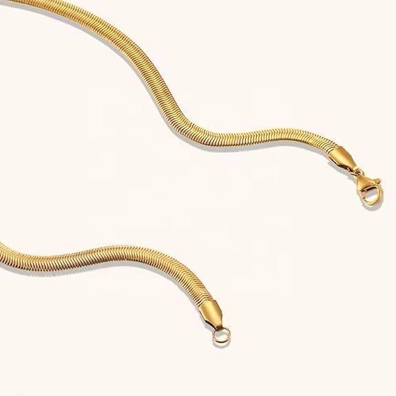 Men's Golden Snake Chain -  Store_name 