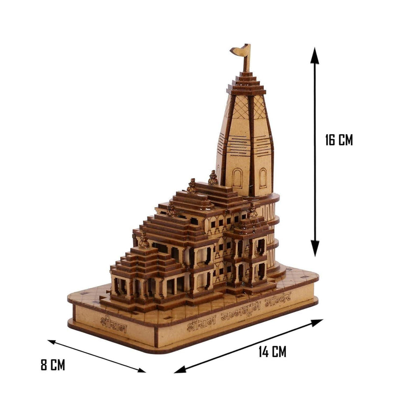 Decorative Showpiece Wood Temple for Gift -  Store_name 