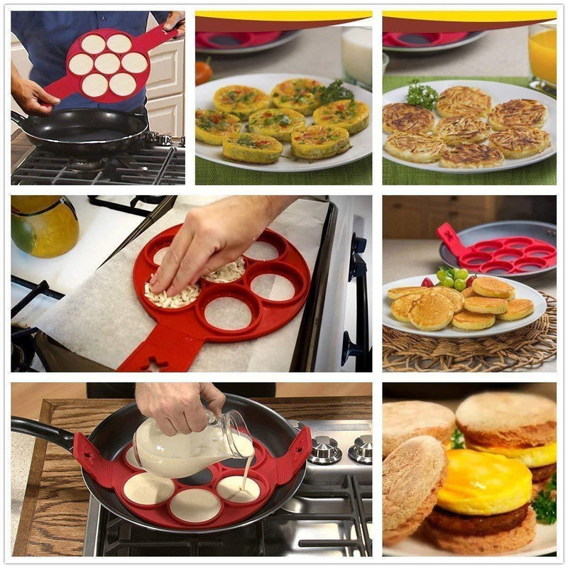 Silicone Non Stick Pancake Maker Molds -  Store_name 