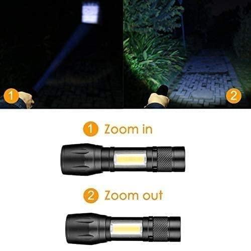 Pocket Size Mini Portable XPE + COB LED Tactical Flashlight -  Store_name 