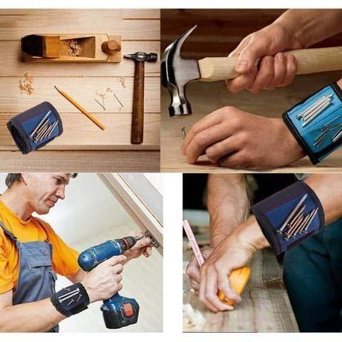 Magnetic Wrist Band for Holding Small Metal Accessories & Tools -  Store_name 