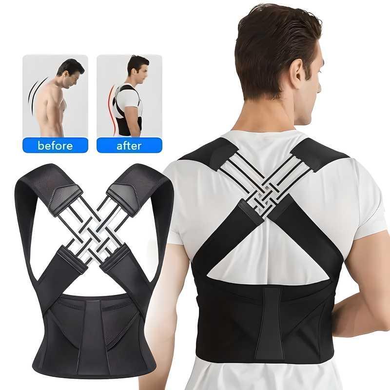 Adjustable Back Posture Corrector/ Slouching Relieve Pain Belt Women Men -  Store_name 