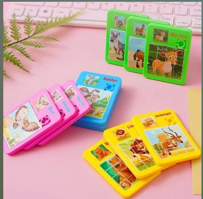 Portable Mini 3D Slide Puzzle (Pack of 12) -  Store_name 