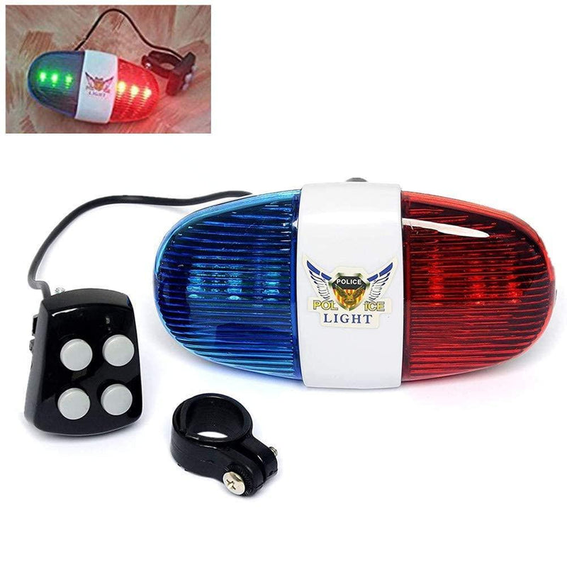 Police Sound Bike LED Light Kids Electronic Horn Siren -  Store_name 