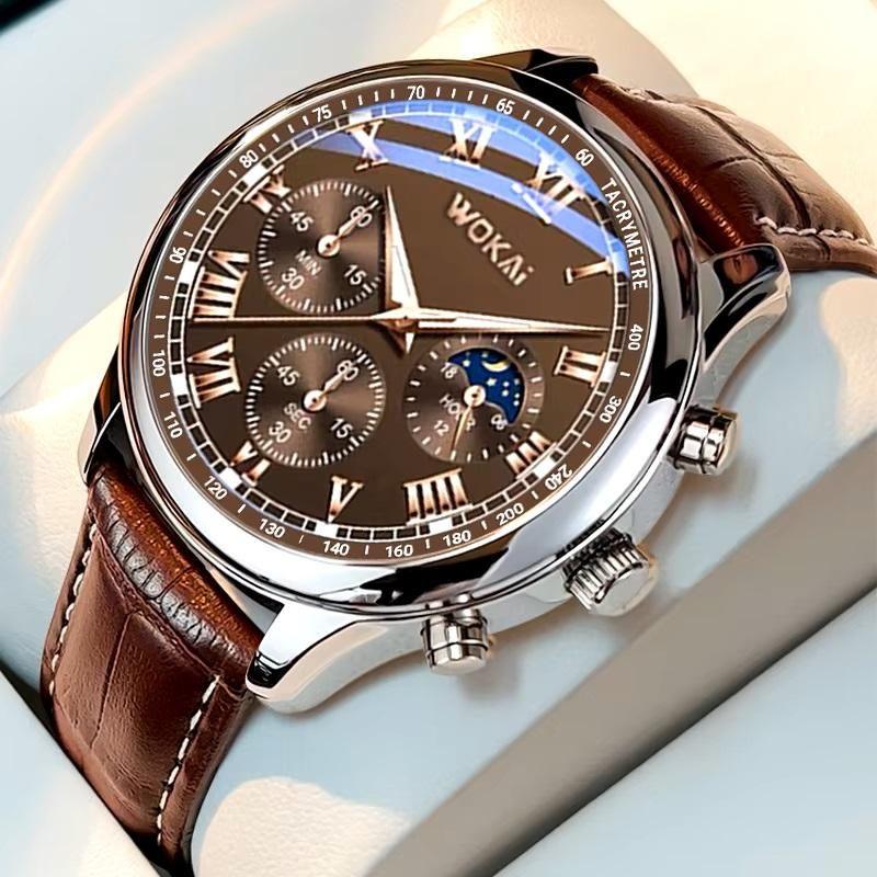 High-quality Men's Luxury belt Fashion quartz watch -  Store_name 